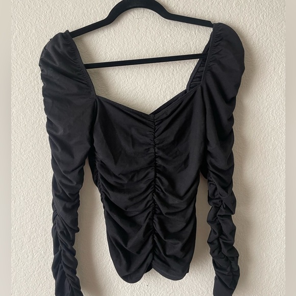 REFORMATION ESRA LONG SLEEVE TOP - Picture 4 of 8